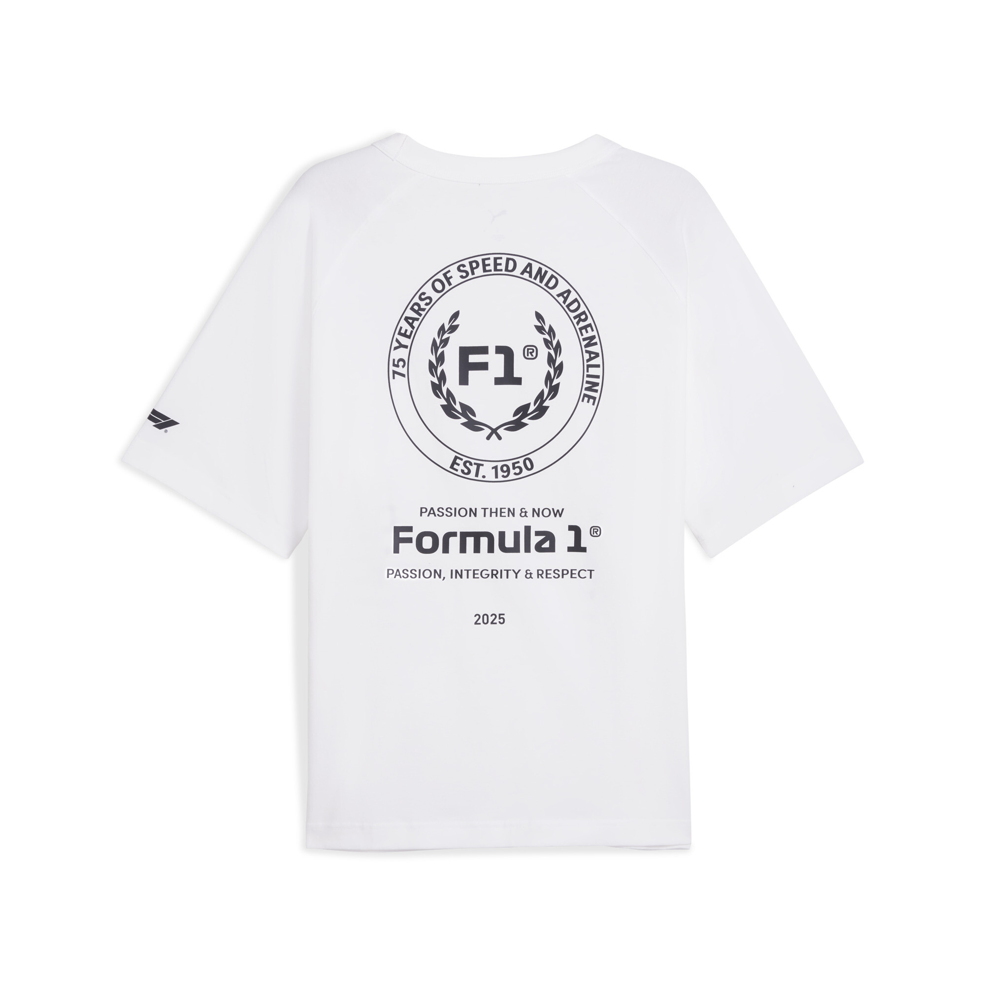 PUMA F1Â® 75 yrs relaxed T-shirt voor Heren, Wit, Maat M thumbnail 2