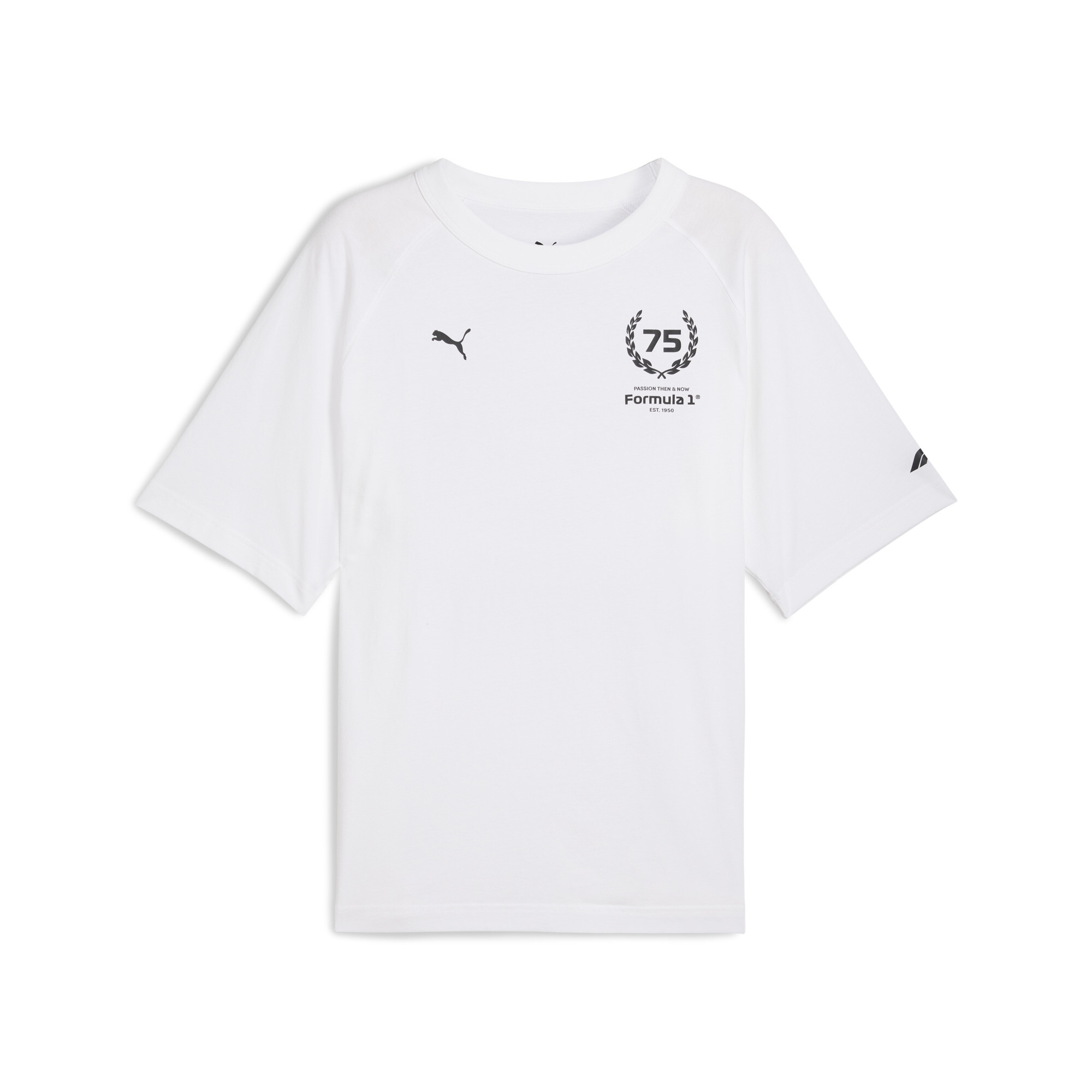 PUMA F1Â® 75 yrs relaxed T-shirt voor Heren, Wit, Maat M thumbnail 3