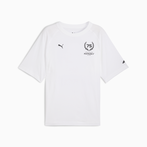 F1® 75yrs Relaxed Tee Men, PUMA White, large-ZAF