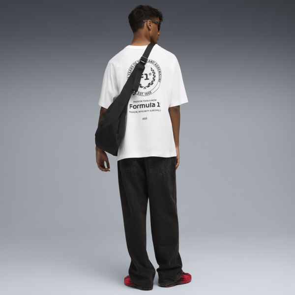 F1® 75yrs Relaxed Tee Men, PUMA White, large-ZAF