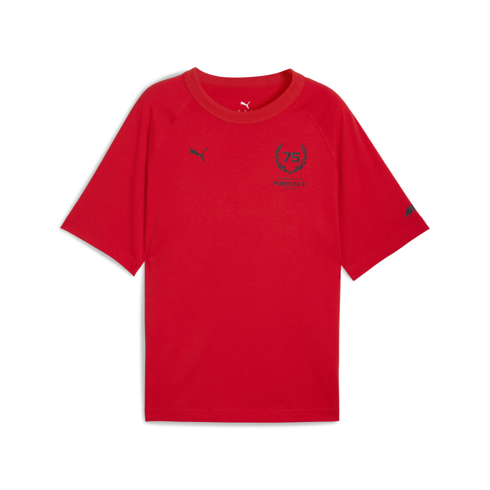 PUMA F1Â® 75 yrs relaxed T-shirt voor Heren, Rood, Maat XL thumbnail 3
