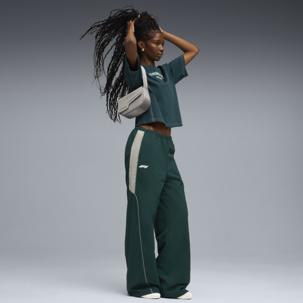 F1® Woven Pants Women, Green Terrain, large-ZAF