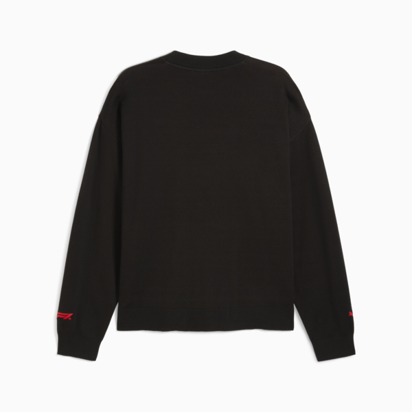 F1® 75 Yrs Knitted Crew Neck Men, PUMA Black, large-ZAF