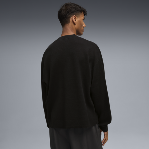 F1® 75 Yrs Knitted Crew Neck Men, PUMA Black, large-ZAF