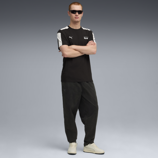 Porsche Legacy Lifestyle Pants Men, PUMA Black, large-ZAF