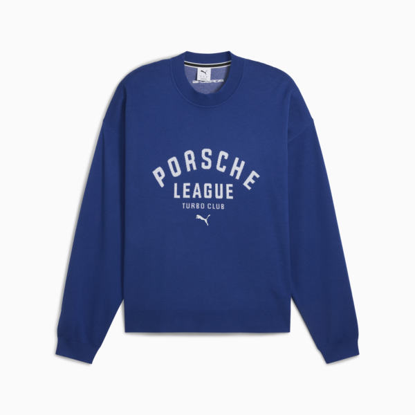 PUMA x PORSCHE LEGACY Lifestyle Knit Crew Neck Men, Clyde Royal, large-ZAF