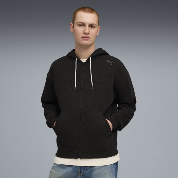 PUMA x PORSCHE LEGACY Lifestyle Zip Jacket Men, PUMA Black, large-ZAF