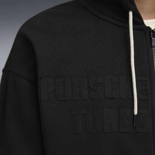 PUMA x PORSCHE LEGACY Lifestyle Zip Jacket Men, PUMA Black, large-ZAF