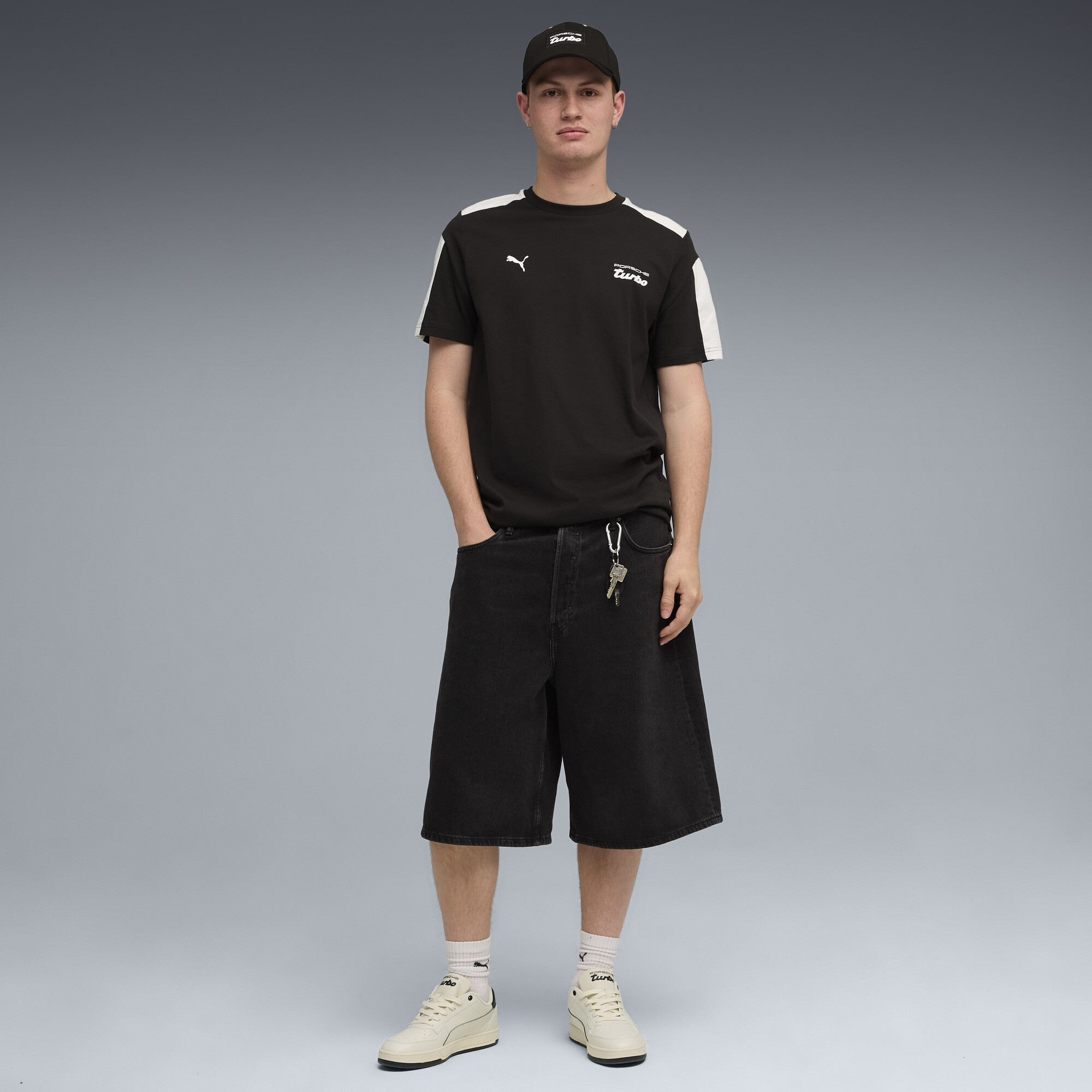 PUMA Porsche Legacy MT7 T-shirt voor Heren, Zwart, Maat XXL thumbnail 2