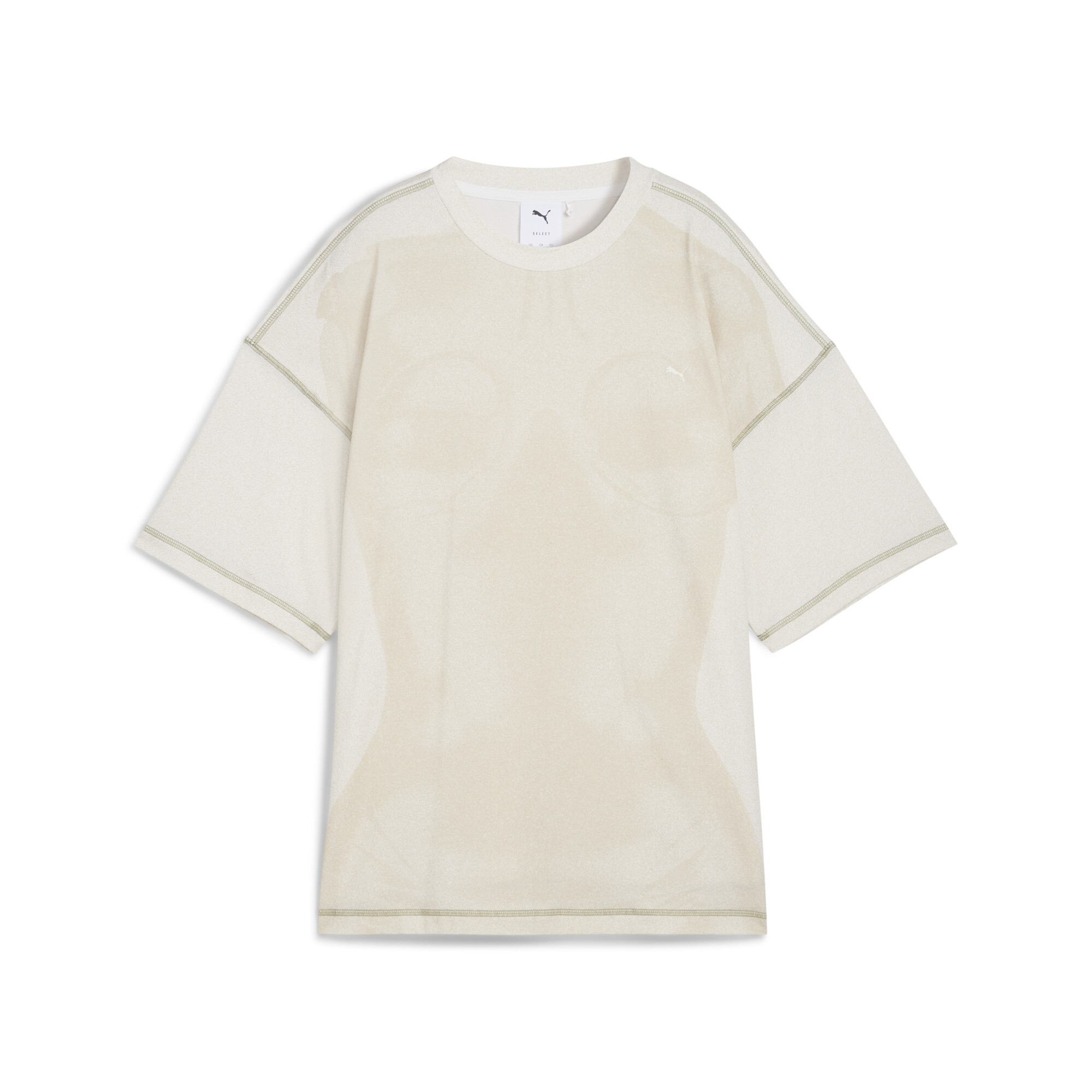 PUMA YONA T-shirt met all-over-print voor Dames, Wit, Maat XL thumbnail 3
