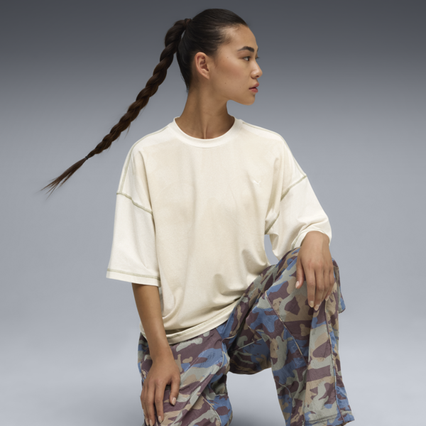 Remera estampada YONA para mujer, PUMA White, large-ARG