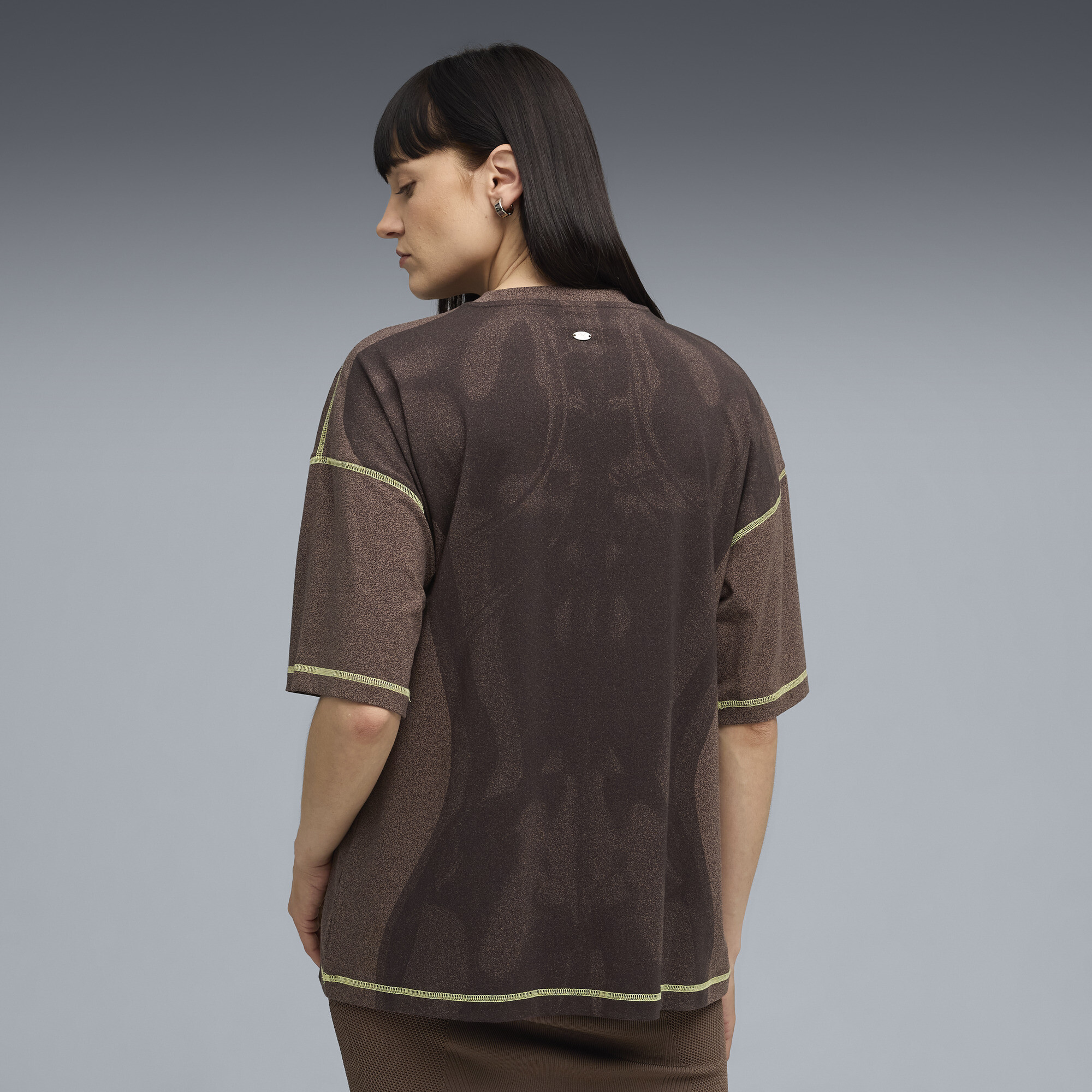 PUMA YONA T-shirt met all-over-print voor Dames, Brons, Maat L thumbnail 5