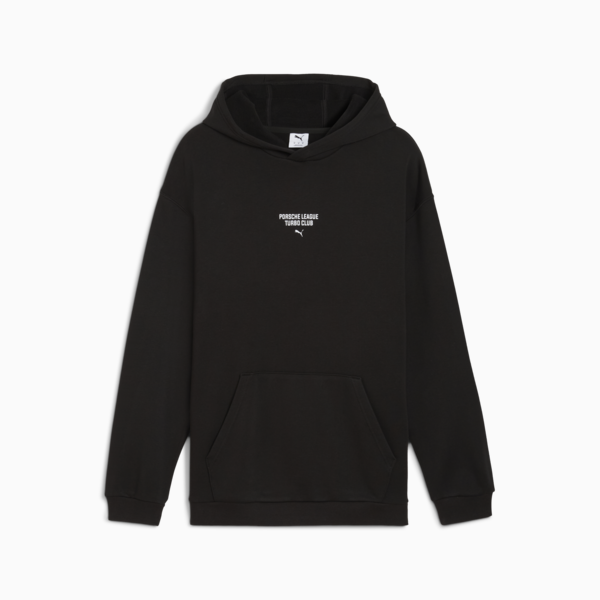 Porsche Legacy Graphic Hoodie Men, PUMA Black, large-ZAF