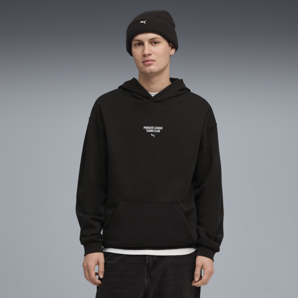 Porsche Legacy Graphic Hoodie Men, PUMA Black, large-ZAF