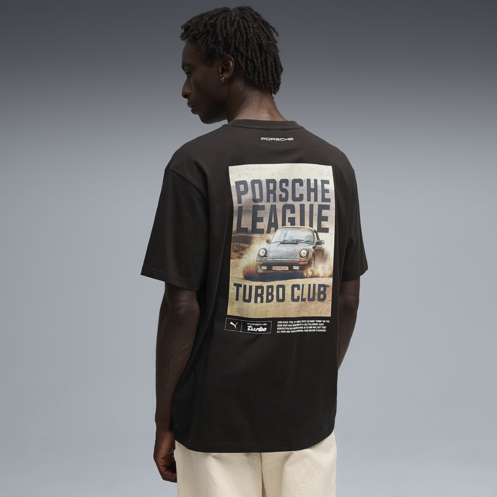 PUMA Porsche Legacy T-shirt met print voor Heren, Zwart, Maat L thumbnail 5