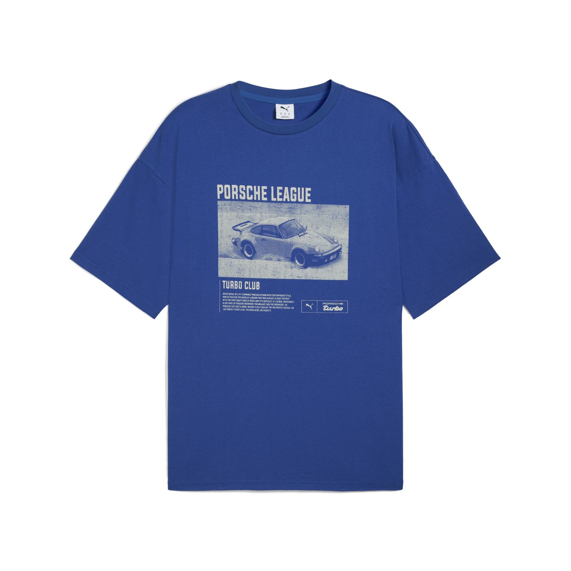 PUMA x PORSCHE LEGACY 2 T-shirt met print voor Heren, Blauw, Maat S thumbnail 3