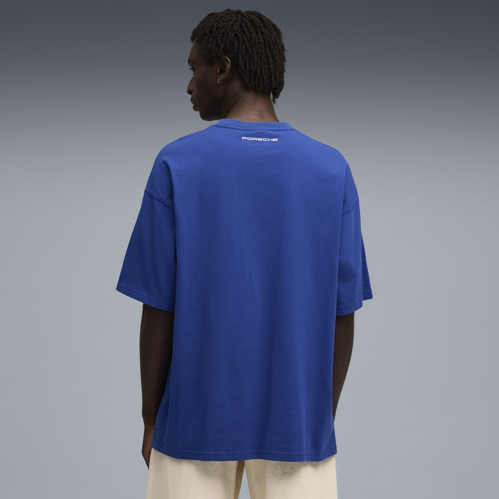 PUMA x PORSCHE LEGACY 2 T-shirt met print voor Heren, Blauw, Maat S thumbnail 5