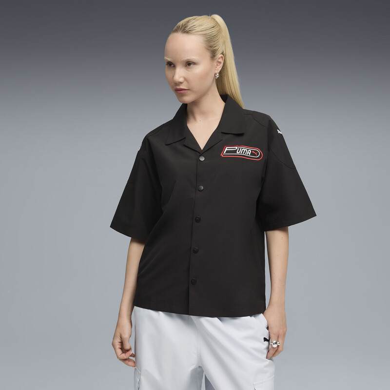 

PUMA FUTURE ARCHIVE Boxy Graphic Embroidered Shirt