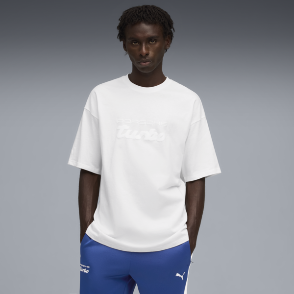 Porsche Legacy Essentials Tee Men, PUMA White, large-ZAF
