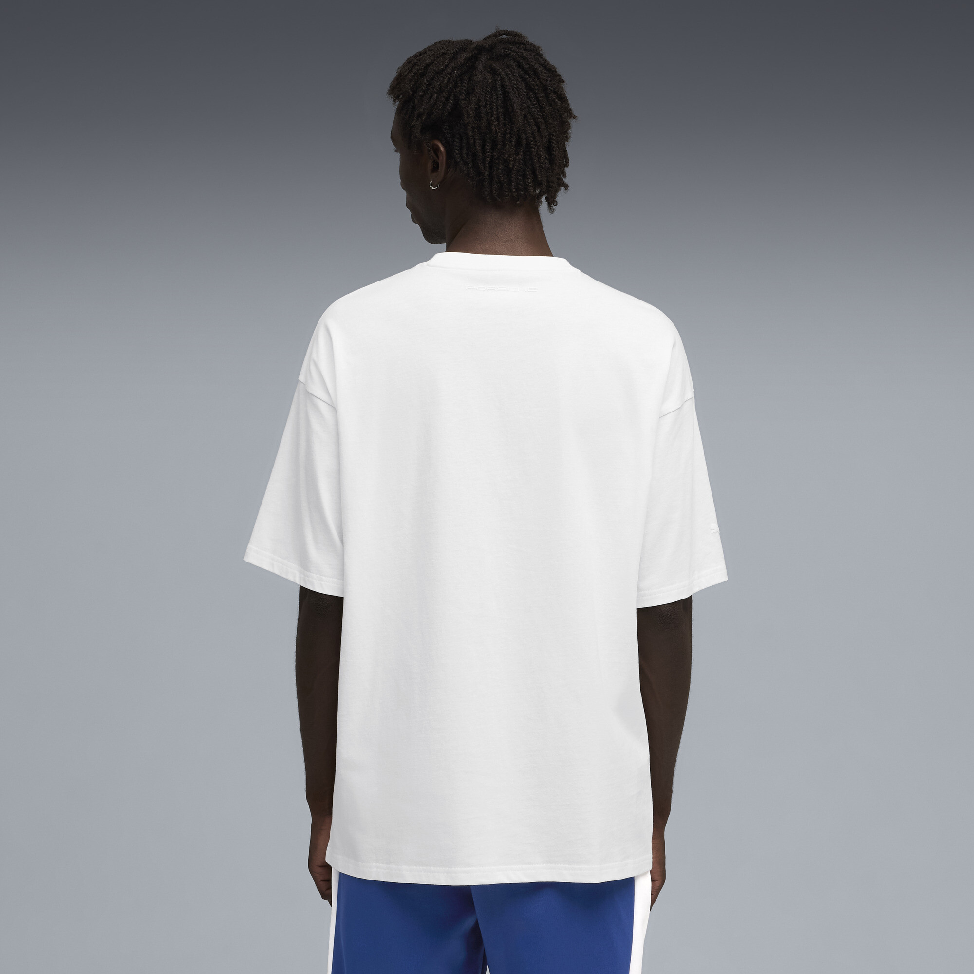 PUMA Porsche Legacy Essentials T-shirt voor Heren, Wit, Maat XL thumbnail 5