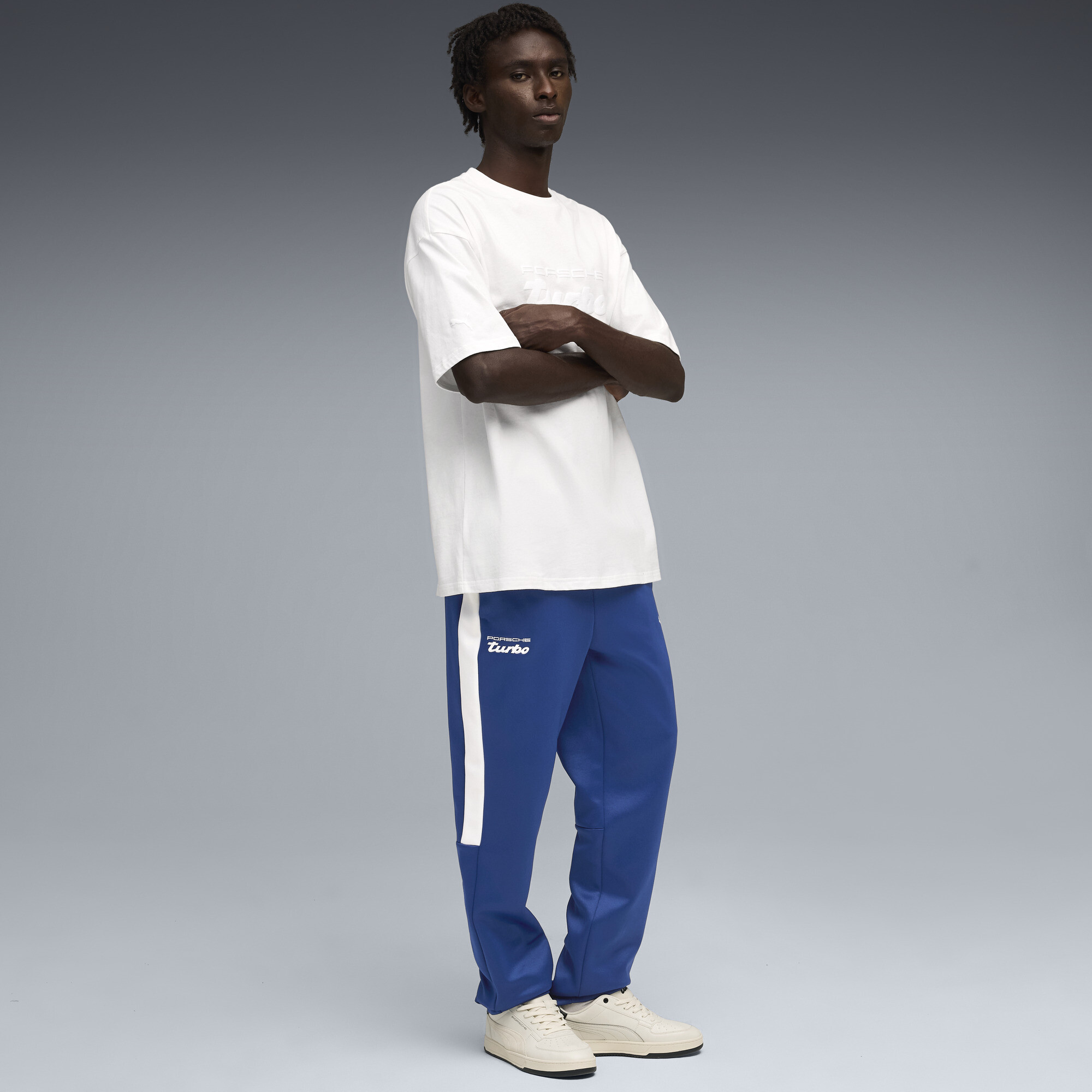 PUMA Porsche Legacy Essentials T-shirt voor Heren, Wit, Maat XL thumbnail 4