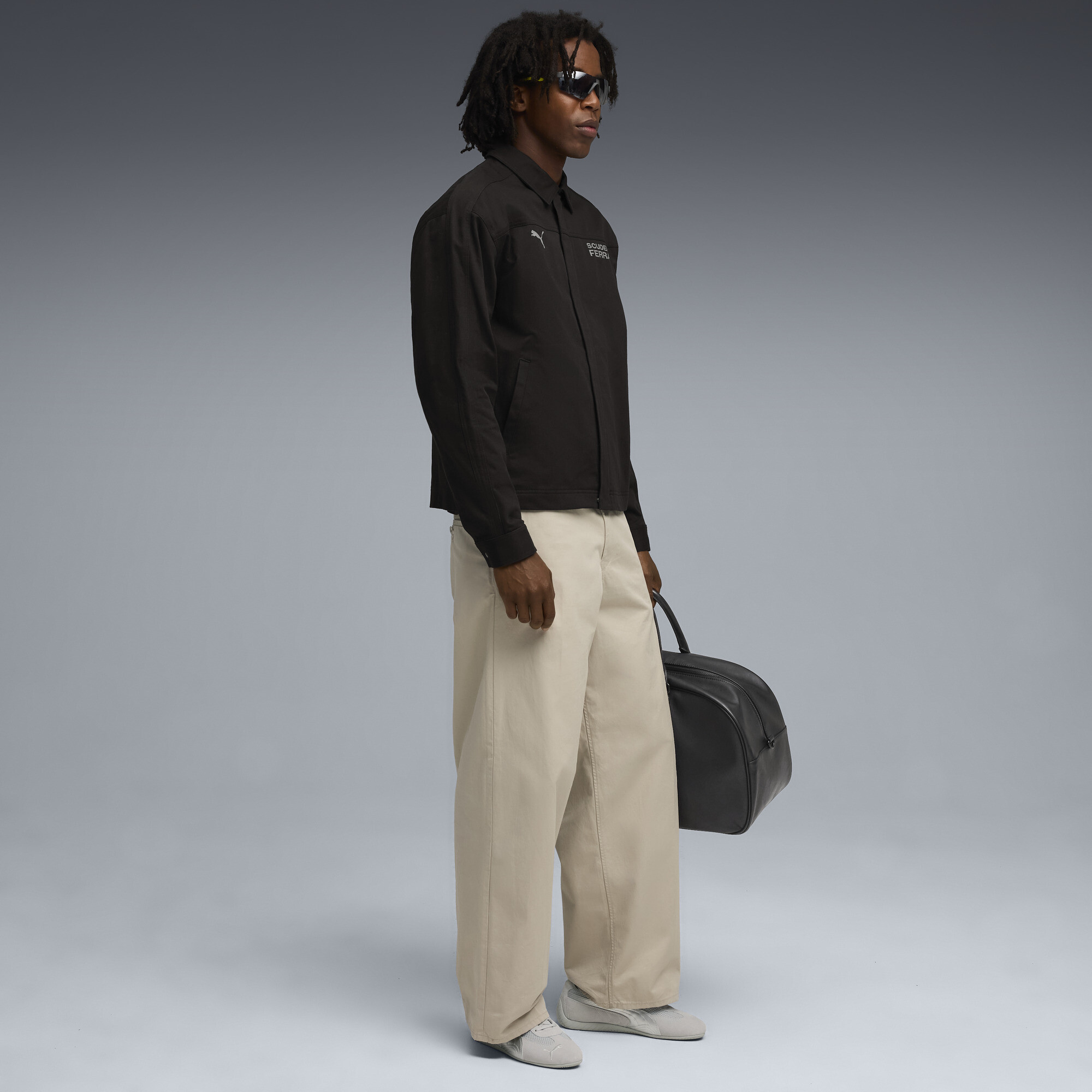 PUMA Scuderia Ferrari HP Lifestyle jas voor Heren, Zwart, Maat XS thumbnail 6