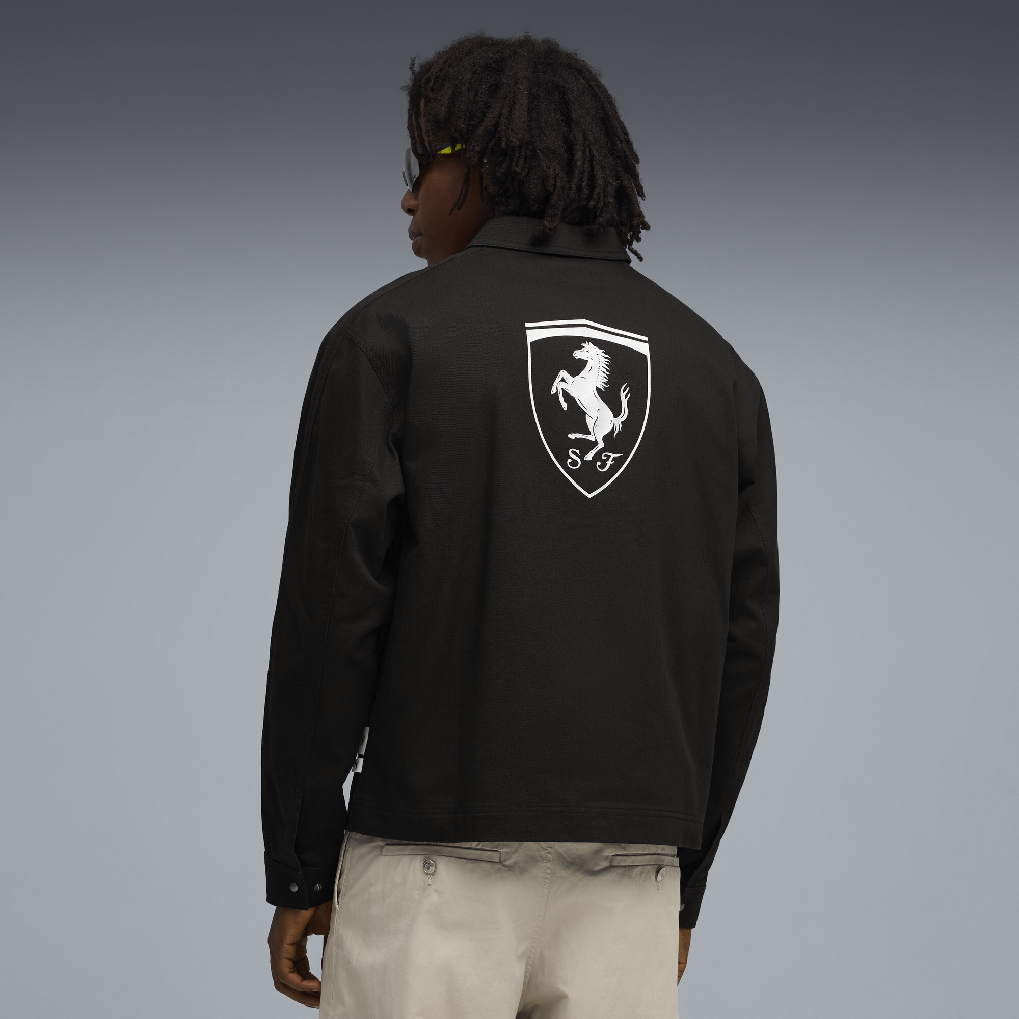 PUMA Scuderia Ferrari HP Lifestyle jas voor Heren, Zwart, Maat XS thumbnail 5