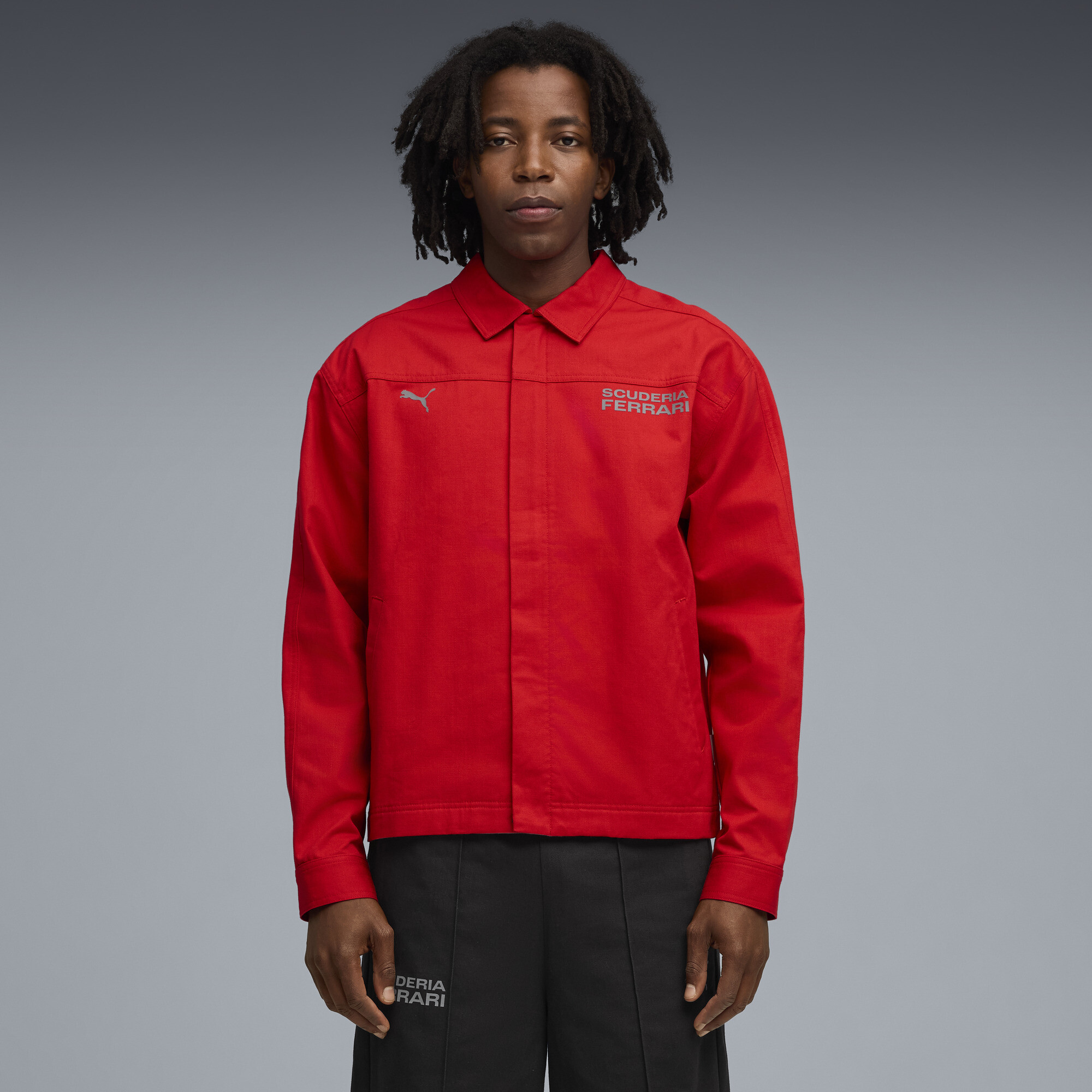 Puma Scuderia Ferrari HP Lifestyle Jacke Herren | Mit Plain | Rosso Corsa | Größe: XXL
