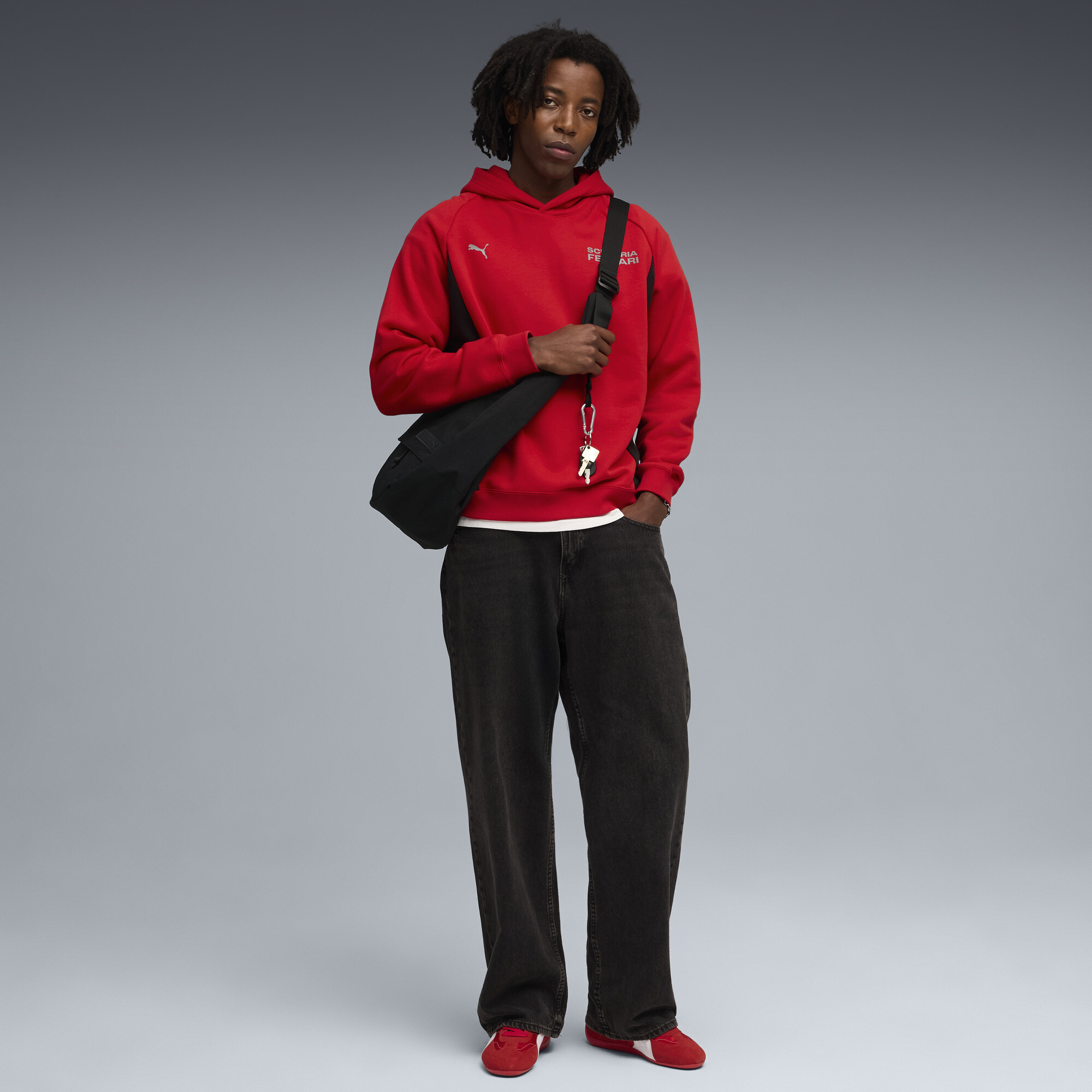 PUMA Scuderia Ferrari Lifestyle hoodie voor Heren, Rood, Maat XL thumbnail 4