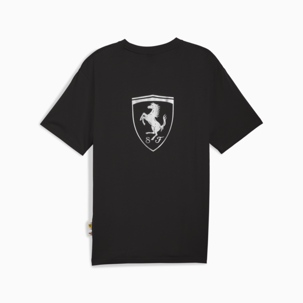 Scuderia Ferrari Lifestyle Tee Men, PUMA Black, large-ZAF