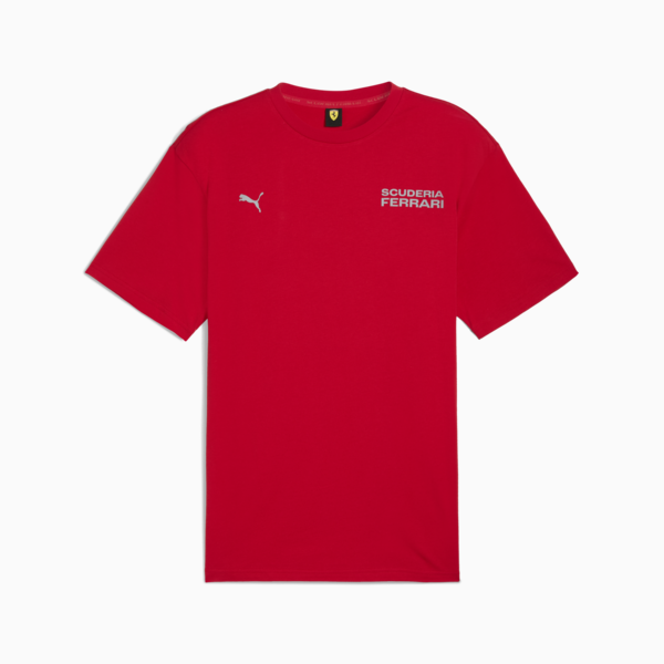 Scuderia Ferrari Lifestyle Tee Men, Rosso Corsa, large-ZAF