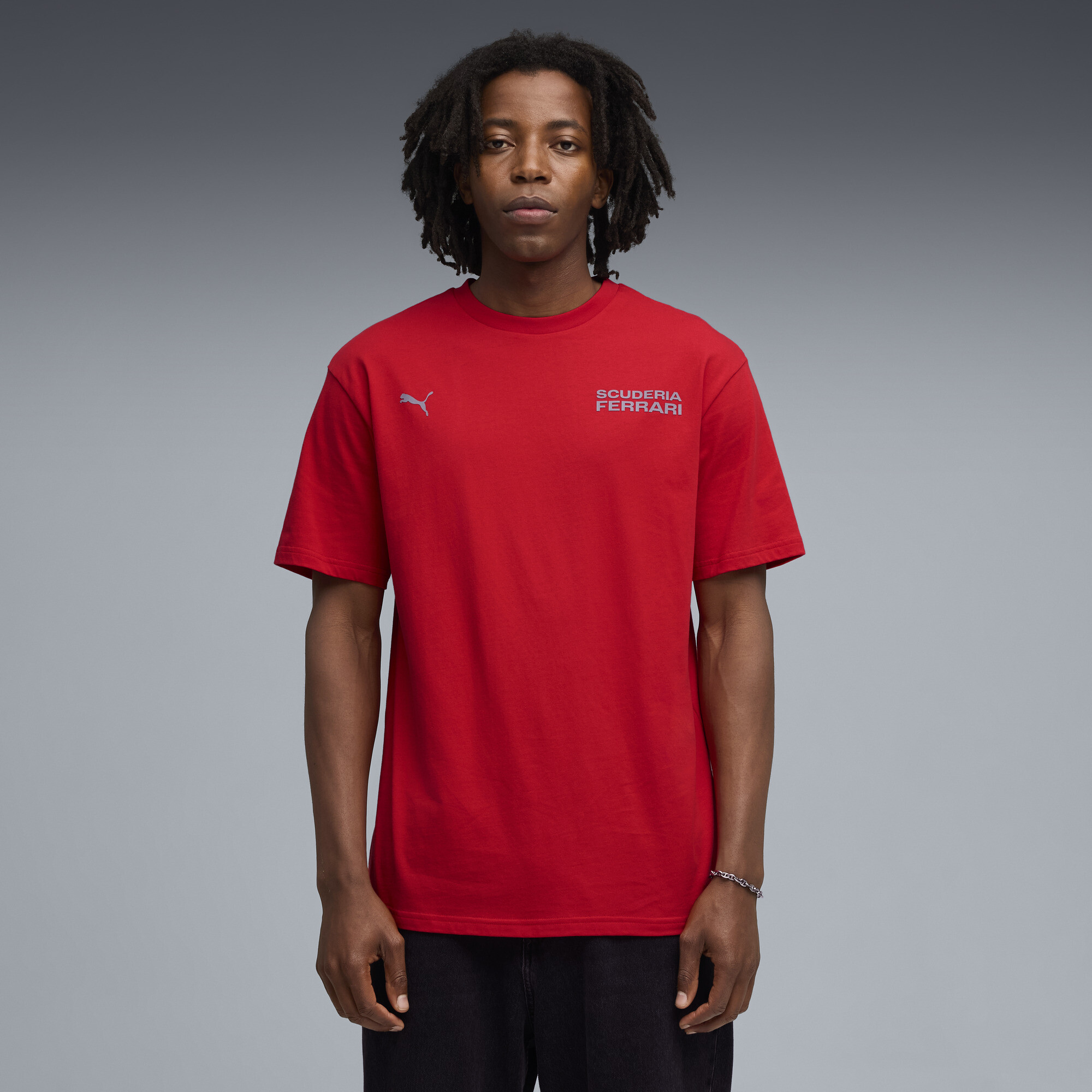 PUMA Scuderia Ferrari Lifestyle T-shirt voor Heren, Rood, Maat XL thumbnail 4