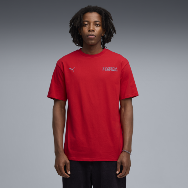 Scuderia Ferrari Lifestyle Tee Men, Rosso Corsa, large-ZAF