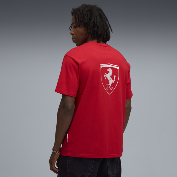 Scuderia Ferrari Lifestyle Tee Men, Rosso Corsa, large-ZAF