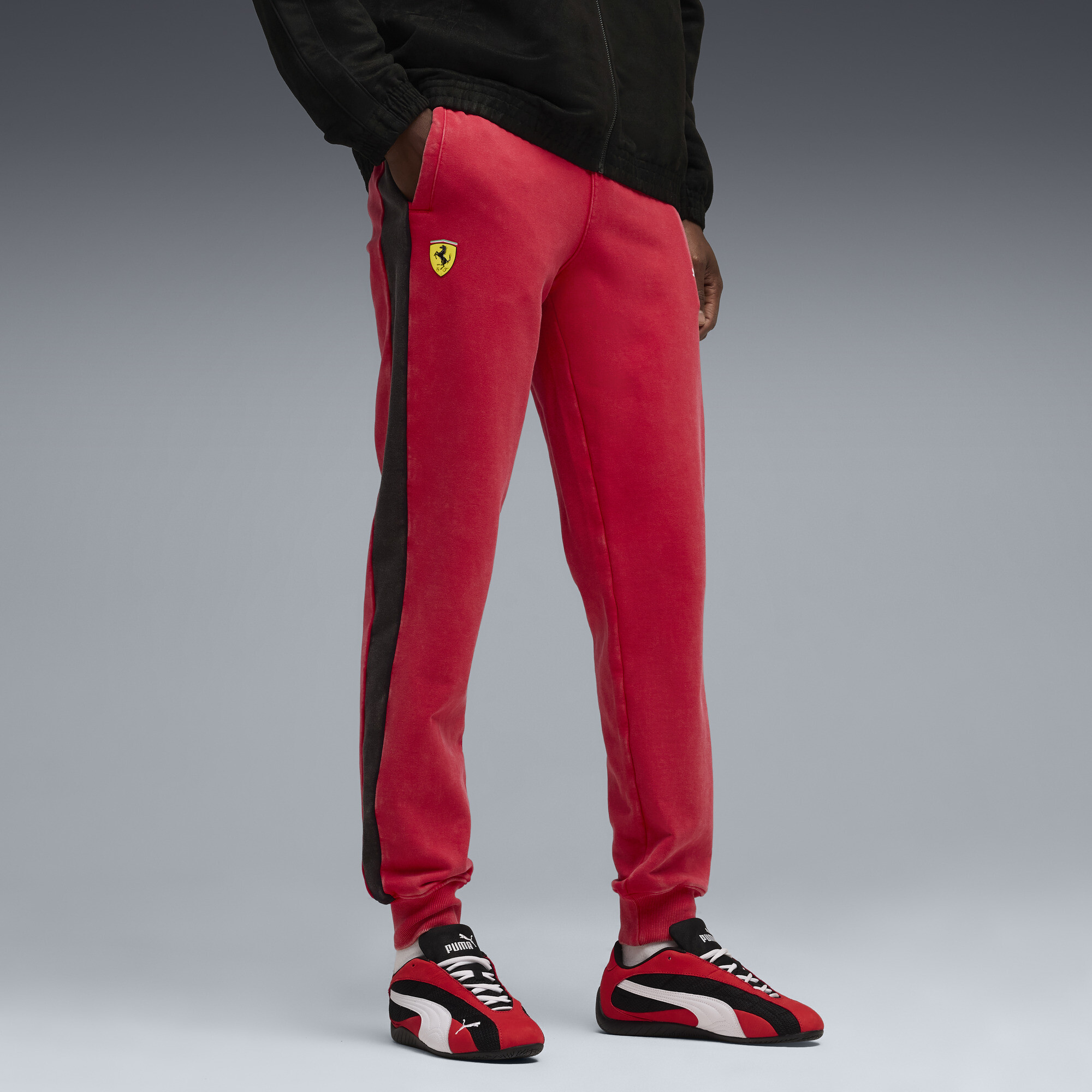PUMA Scuderia Ferrari T7 broek voor Heren, Rood, Maat S thumbnail 4
