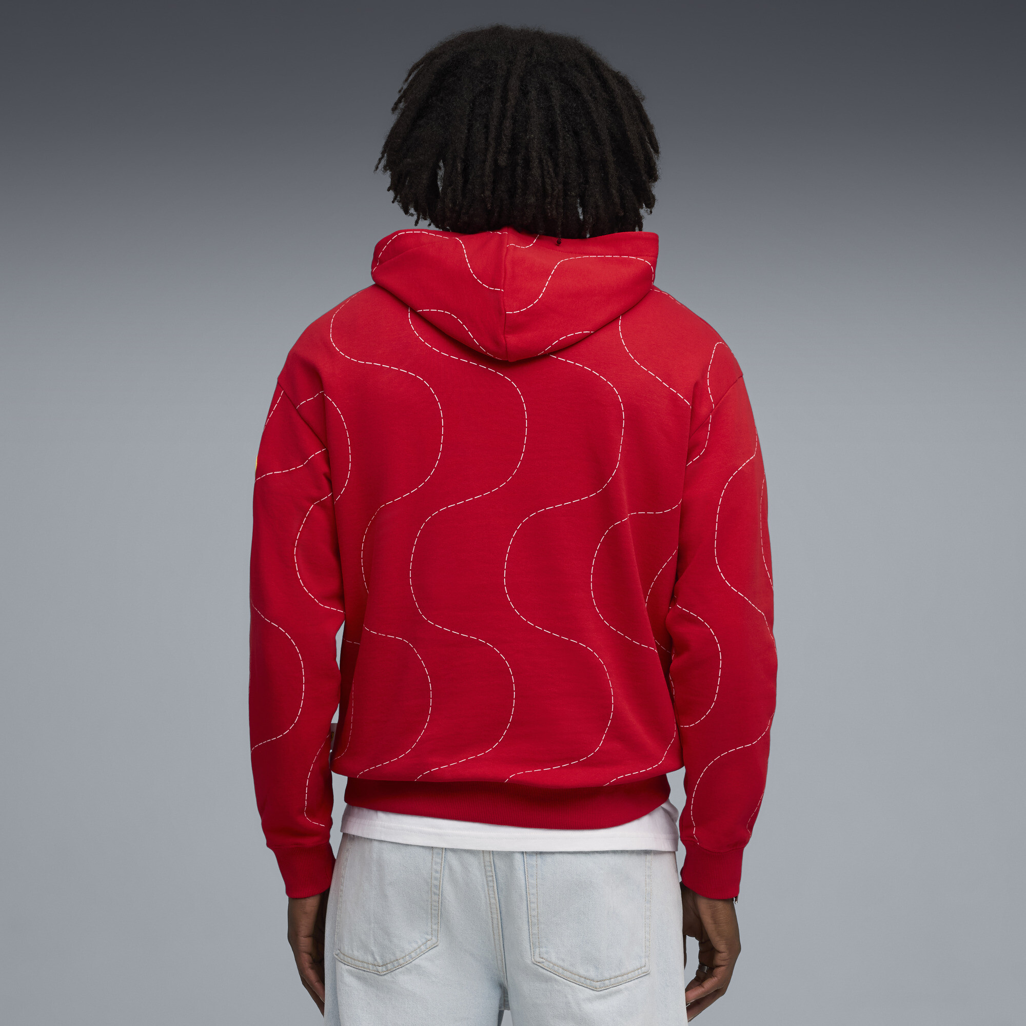 PUMA Scuderia Ferrari HP Monza hoodie voor Heren, Rood, Maat XL thumbnail 5