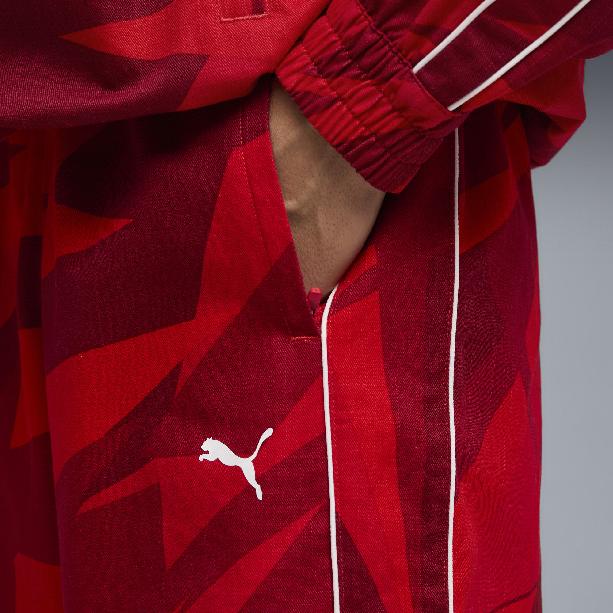 PUMA Scuderia Ferrari HP 20 Years of Rood T7 broek voor Heren, Maat 4XL thumbnail 2