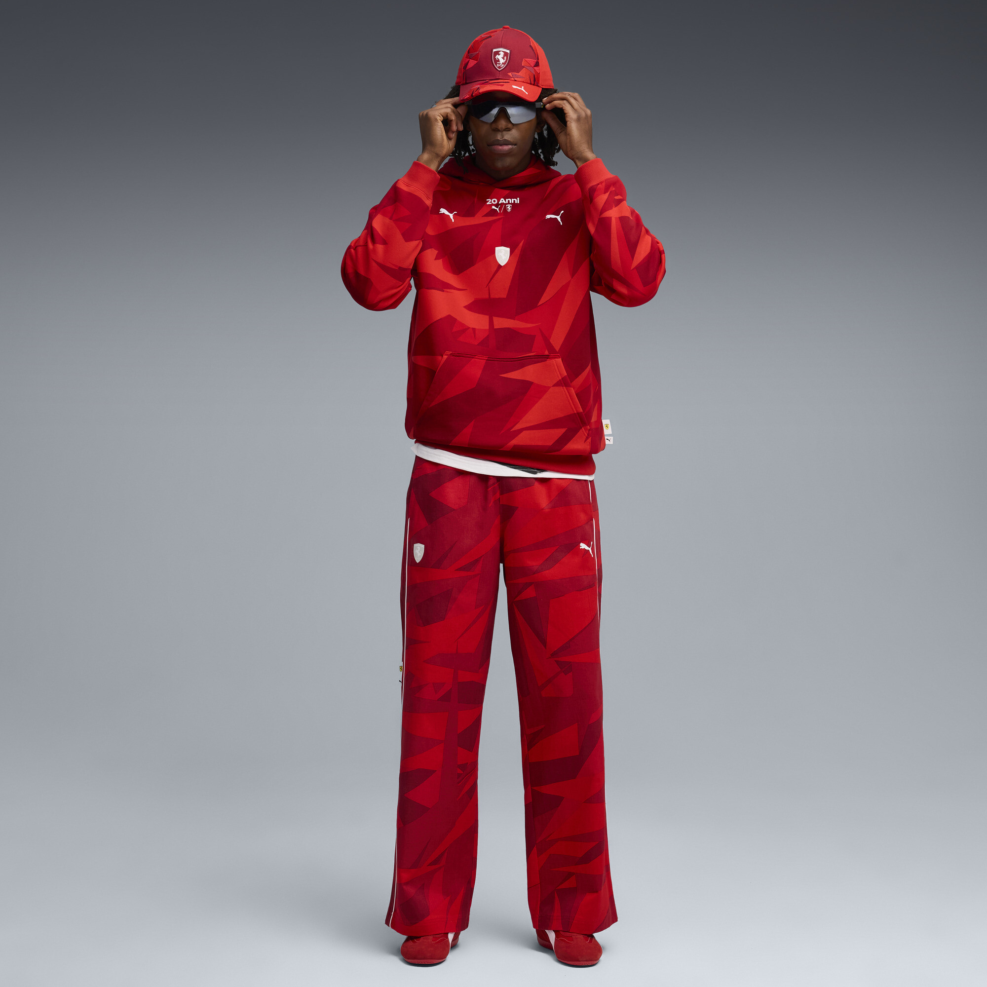 PUMA Scuderia Ferrari HP 20 Years of Rood hoodie voor Heren, Maat XL thumbnail 4