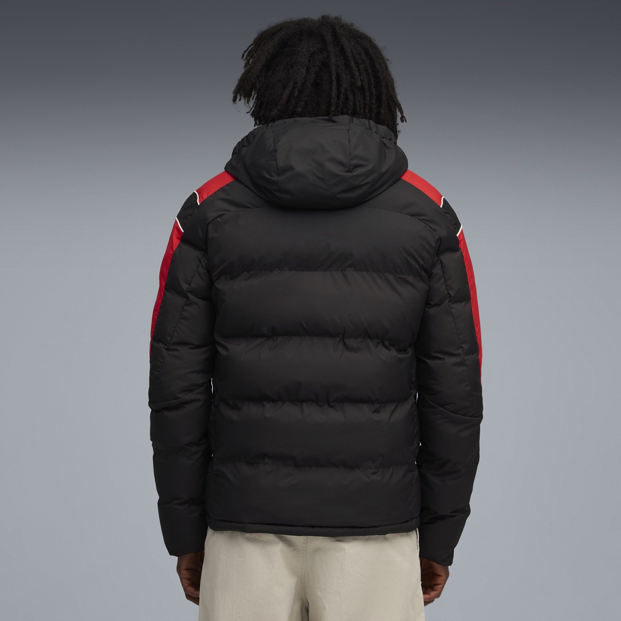 PUMA Scuderia Ferrari MT7 pufferjack voor Heren, Zwart, Maat XL thumbnail 5