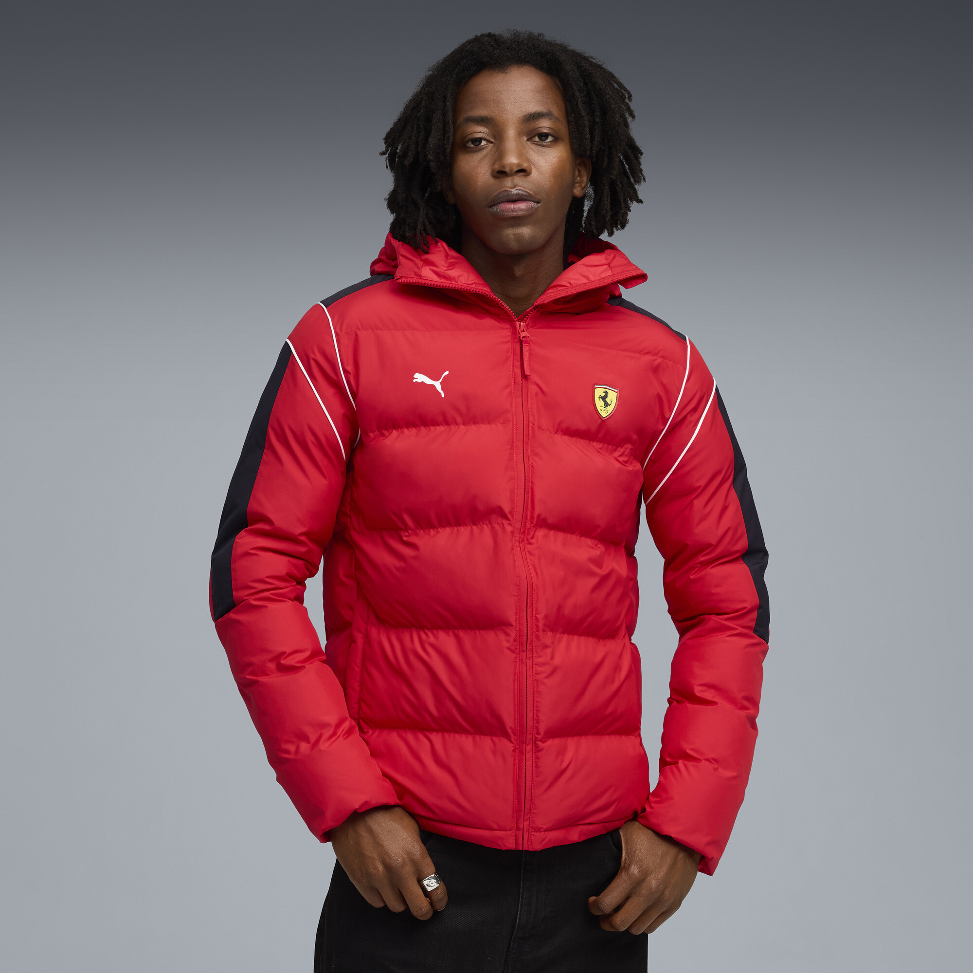 Chaqueta puffer Scuderia Ferrari MT7 para hombre