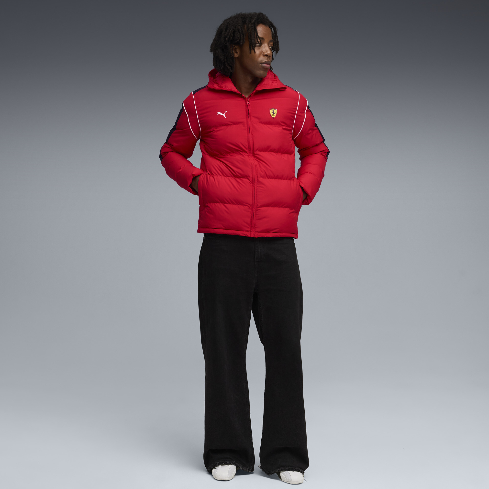 PUMA Scuderia Ferrari MT7 pufferjack voor Heren, Rood, Maat XL thumbnail 6