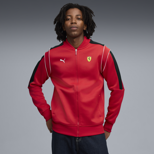 Scuderia Ferrari MT7 Track Jacket Men, Rosso Corsa, large-ZAF