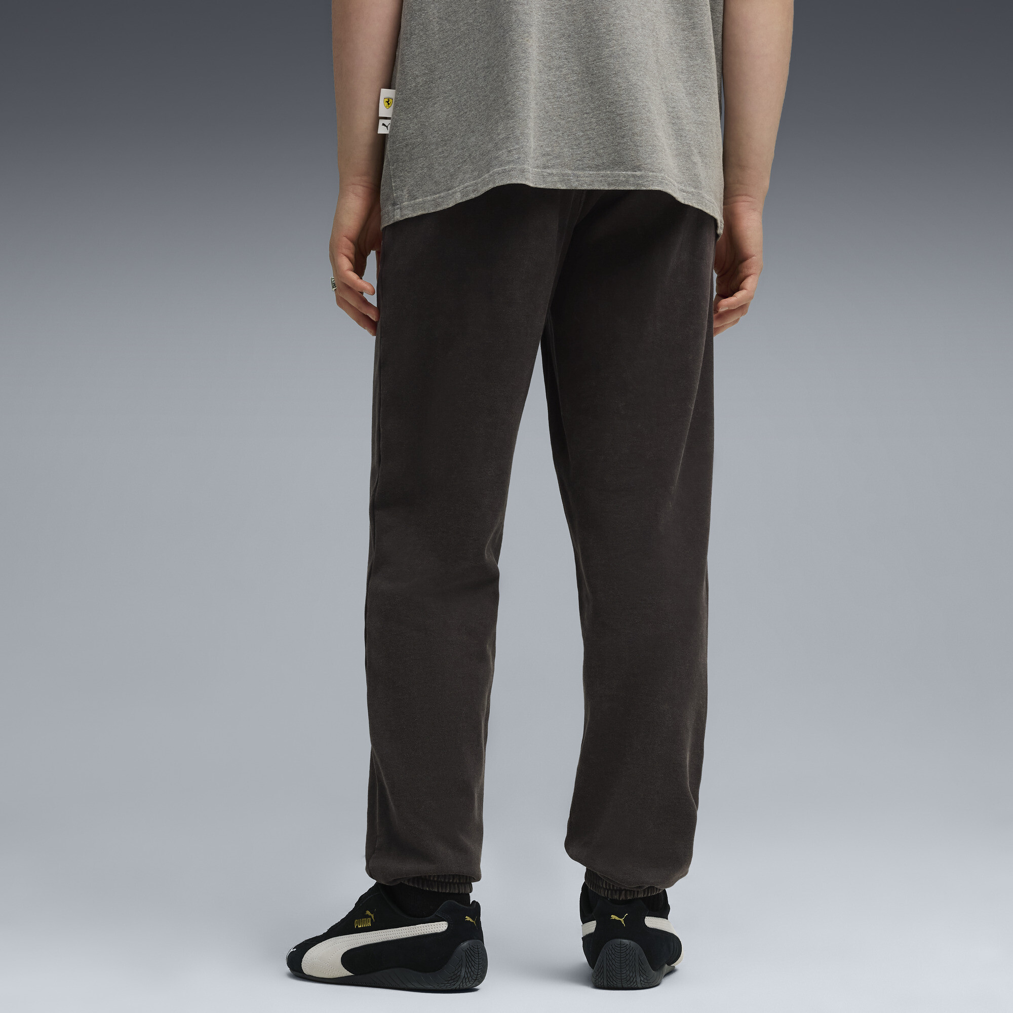 PUMA Scuderia Ferrari Sportswear sweatpants voor Heren, Zwart, Maat XL thumbnail 3