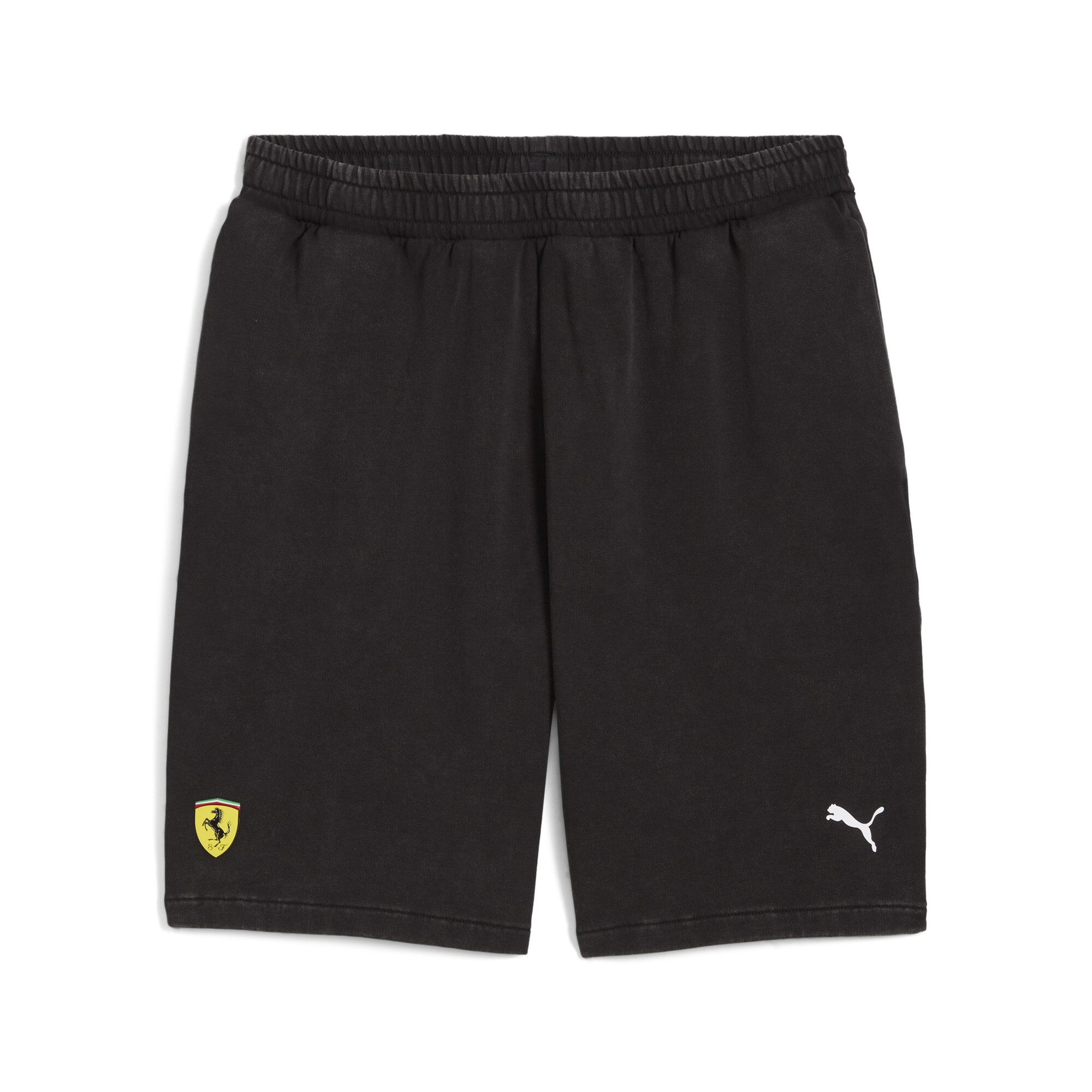 PUMA Scuderia Ferrari Sportswear sweatshort voor Heren, Zwart, Maat XS