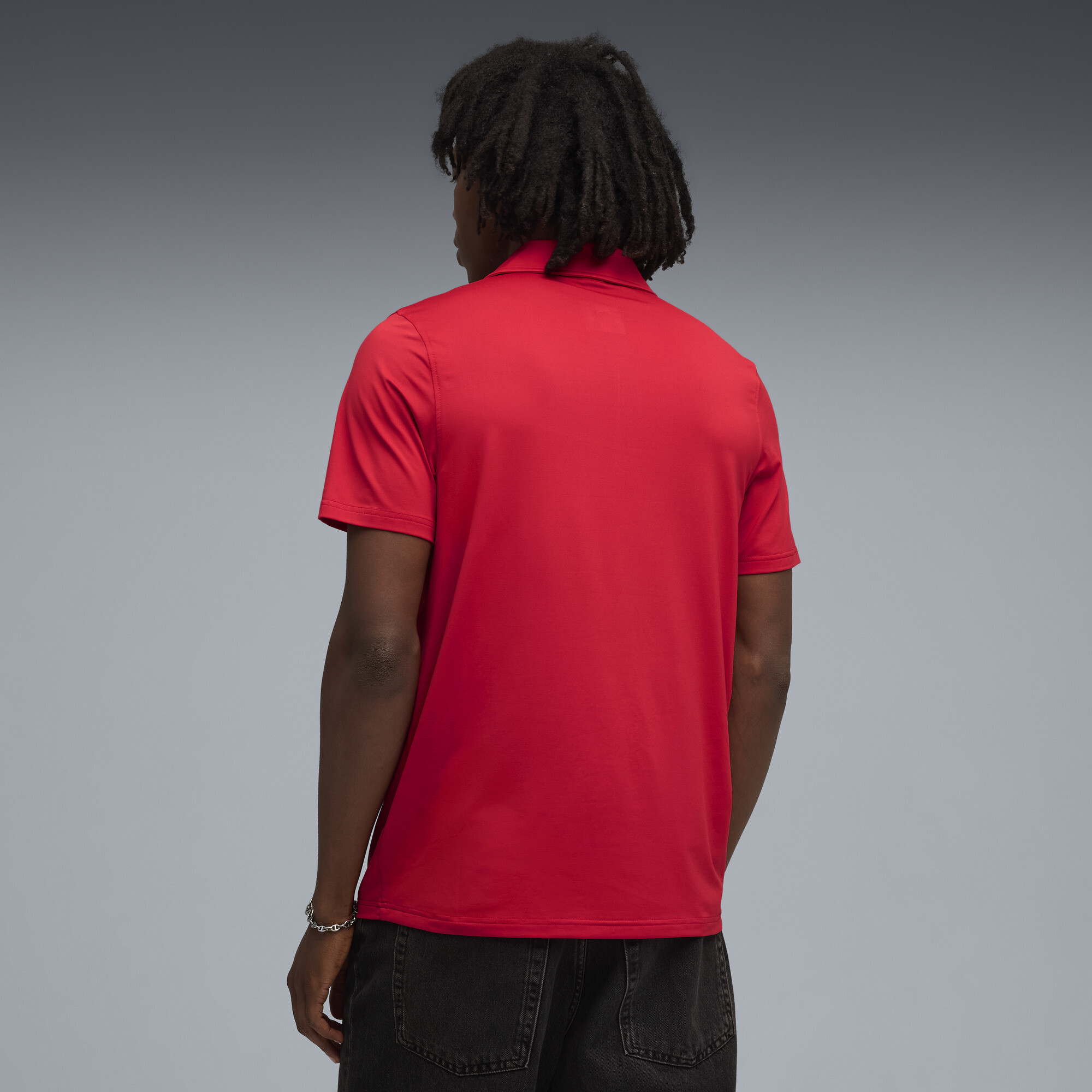 PUMA Scuderia Ferrari Sportswear CLOUDSPUN polo voor Heren, Rood, Maat M thumbnail 5