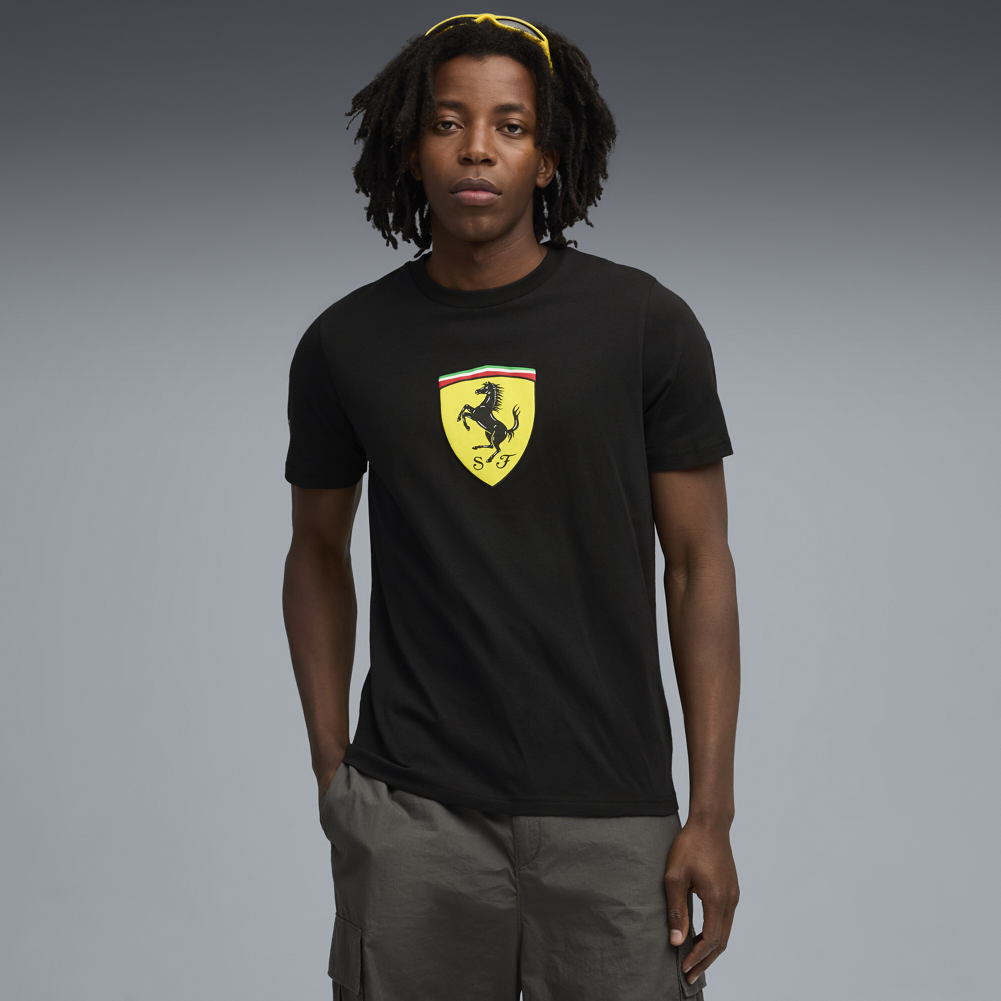 Scuderia Ferrari Sportswear Coloured Shield Tee Men | T