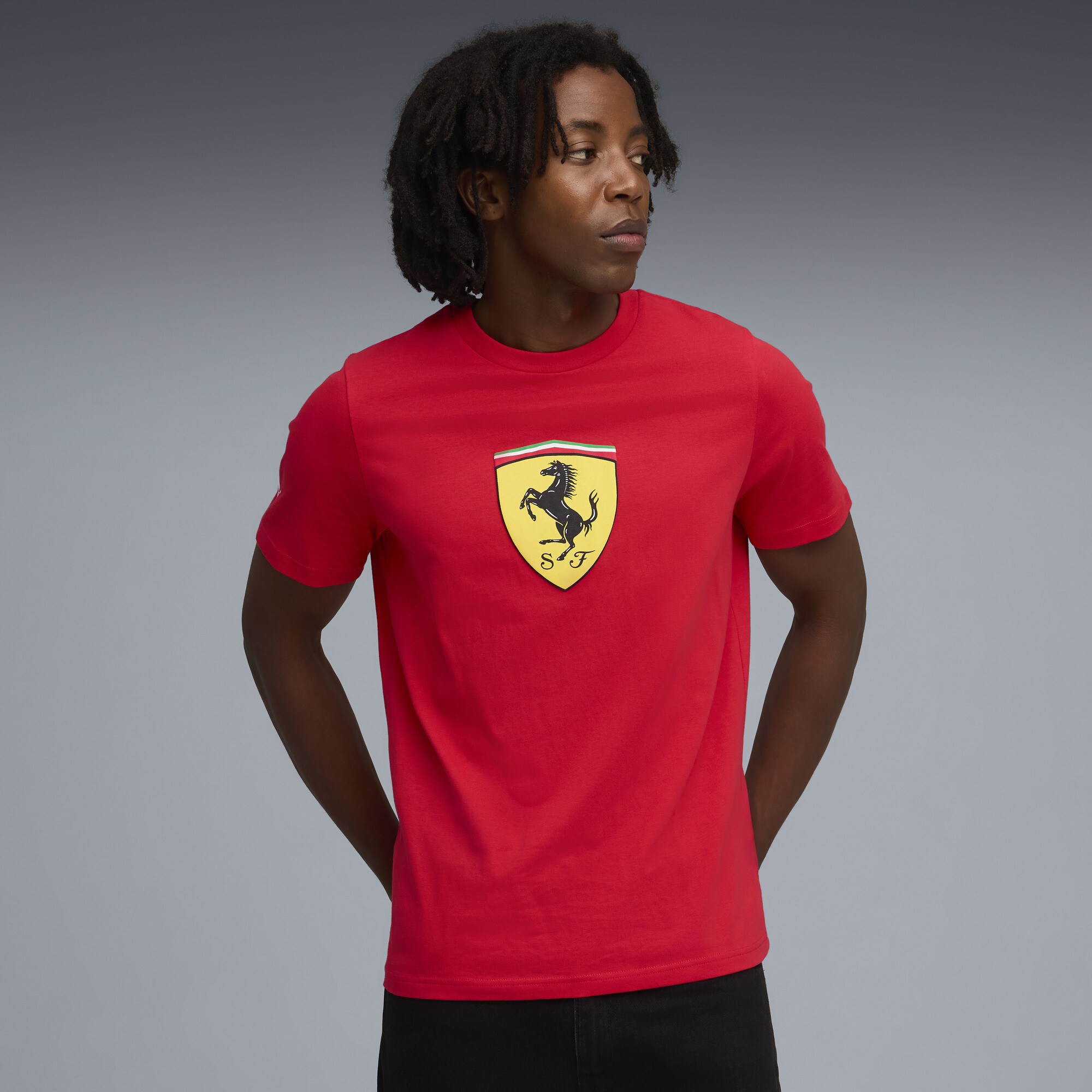 PUMA Scuderia Ferrari Sportswear ColouRood Shield T-shirt voor Heren, Maat XXL thumbnail 4
