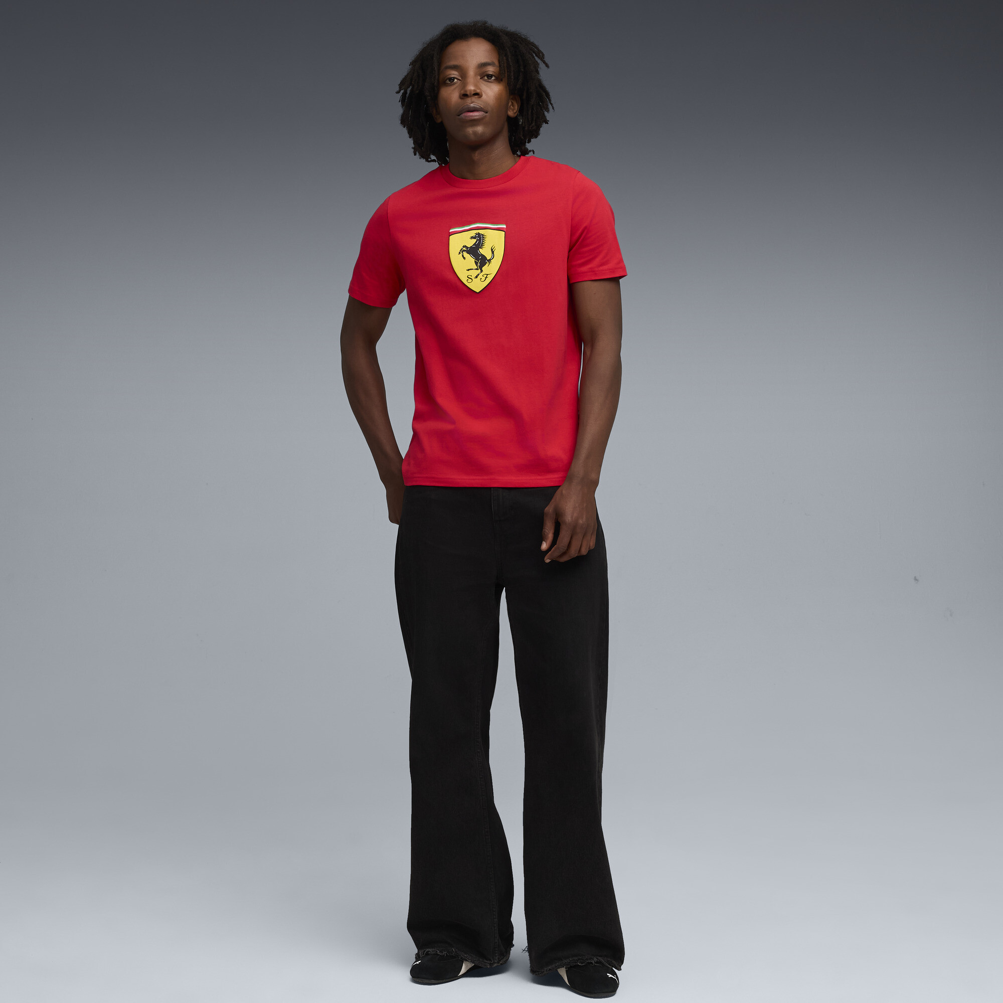 PUMA Scuderia Ferrari Sportswear ColouRood Shield T-shirt voor Heren, Maat XXL thumbnail 2