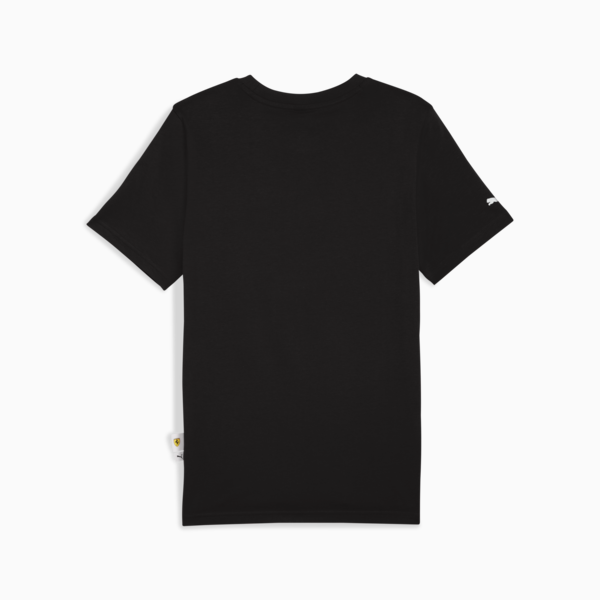 Scuderia Ferrari Sportswear Tonal Shield Tee Men, PUMA Black, large-ZAF