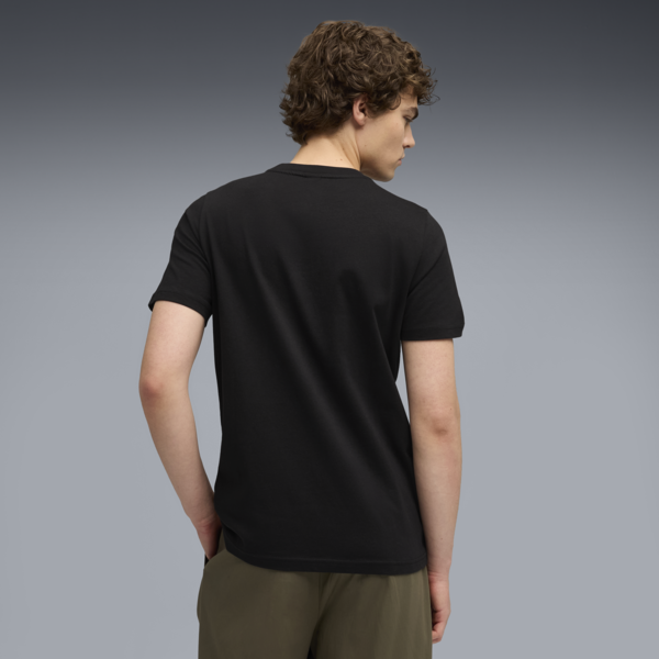 Scuderia Ferrari Sportswear Tonal Shield Tee Men, PUMA Black, large-ZAF